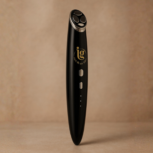 RF Eye Massager - Collagen Producing Anti-Wrinkle & face Lifting Device for Crow’s Feet, Eye Bags & Fine Line Reduction