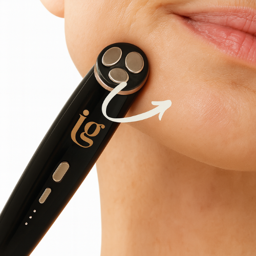 RF Eye Massager - Collagen Producing Anti-Wrinkle & face Lifting Device for Crow’s Feet, Eye Bags & Fine Line Reduction