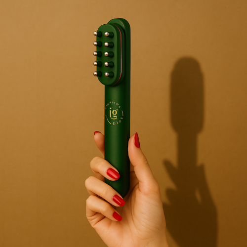 Anti-Hair Loss Microcurrent Comb – LED, RF Electric hair brush & Scalp Massager for Thinning Hair & Root Strengthening