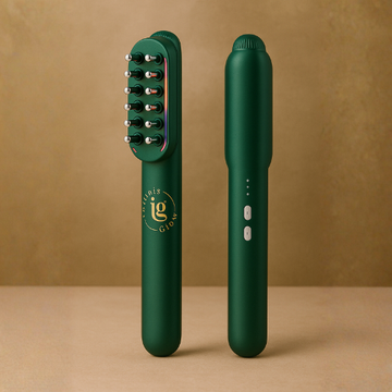 Anti-Hair Loss Microcurrent Comb – LED, RF Electric hair brush & Scalp Massager for Thinning Hair & Root Strengthening