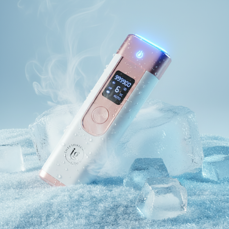 Professional-Grade Full-Body Laser Hair Removal Device - Ice Cooling Non Invasive, Pain Free Hair Remover for Home Use