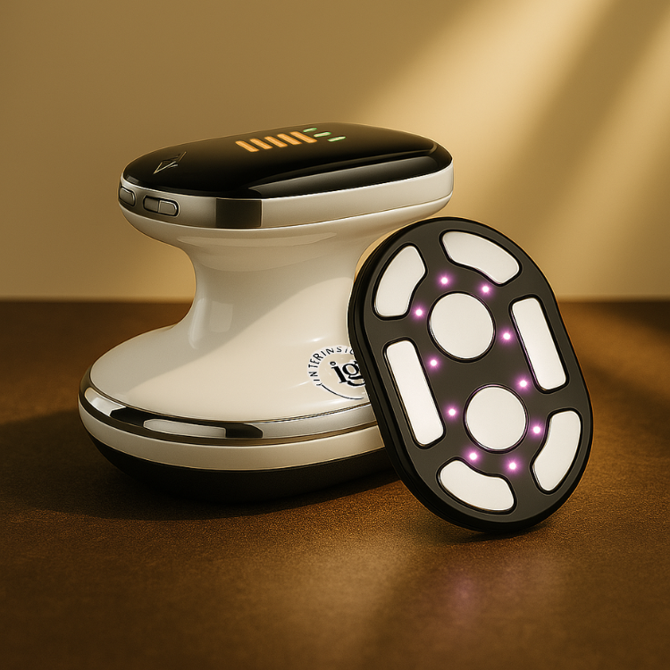 Womens at home RF & EMS, Fat Burning, body sculpting, collagen stimulating, 4 in 1, microcurrent, full body beauty Device