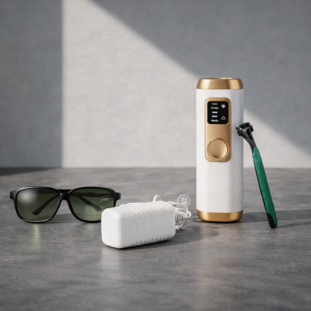 IPL Laser Hair Removal Device,Professional-Grade Full-Body Laser Hair Removal Device - Ice Cooling Non Invasive, Pain Free Hair Remover for Home Use