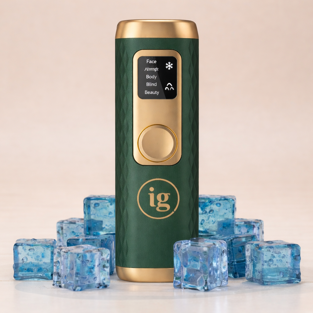 IPL Laser Hair Removal Device,Professional-Grade Full-Body Laser Hair Removal Device - Ice Cooling Non Invasive, Pain Free Hair Remover for Home Use