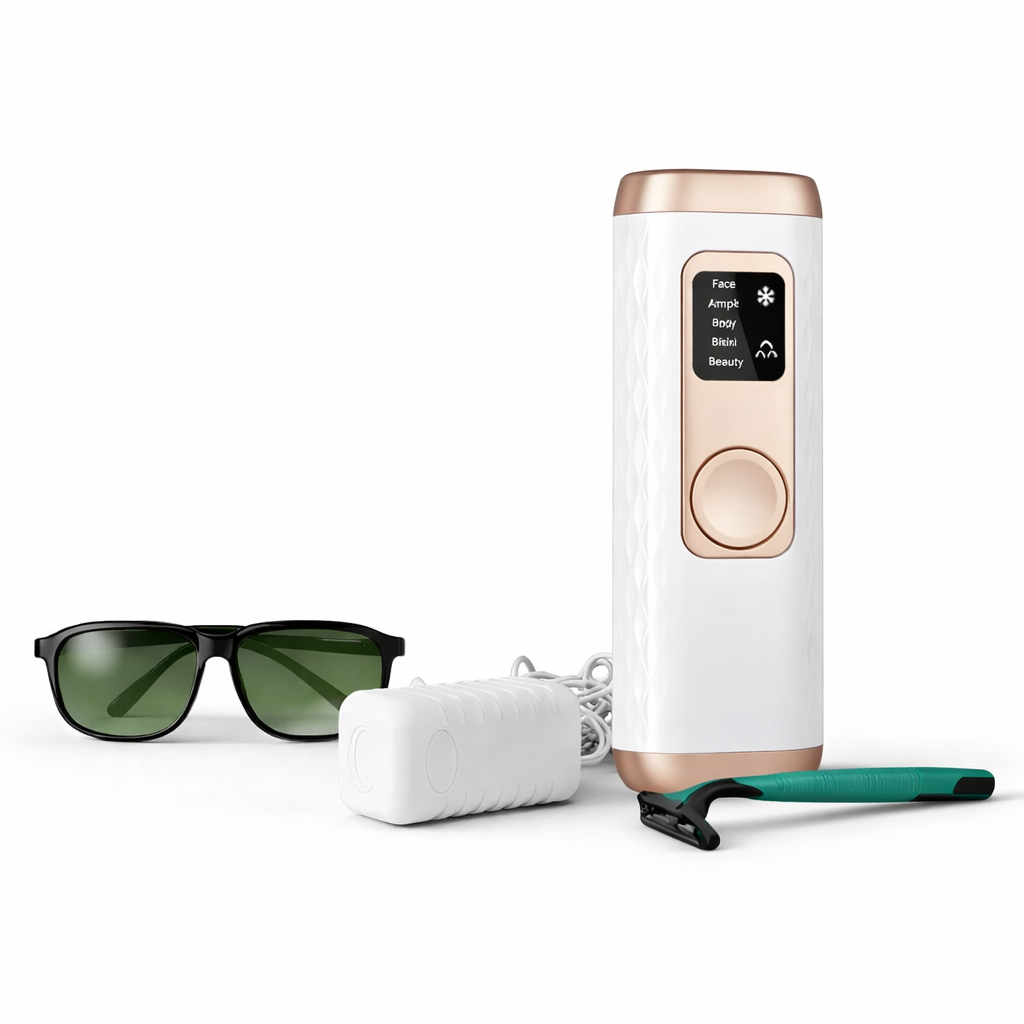 IPL Laser Hair Removal Device,Professional-Grade Full-Body Laser Hair Removal Device - Ice Cooling Non Invasive, Pain Free Hair Remover for Home Use