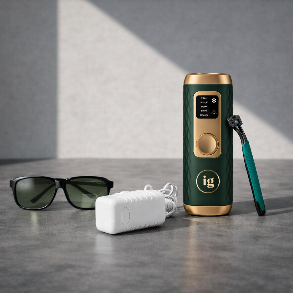 IPL Laser Hair Removal Device,Professional-Grade Full-Body Laser Hair Removal Device - Ice Cooling Non Invasive, Pain Free Hair Remover for Home Use