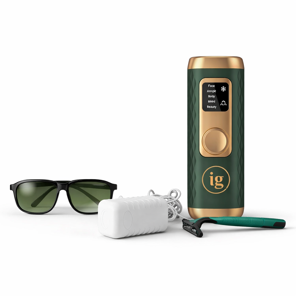 IPL Laser Hair Removal Device,Professional-Grade Full-Body Laser Hair Removal Device - Ice Cooling Non Invasive, Pain Free Hair Remover for Home Use