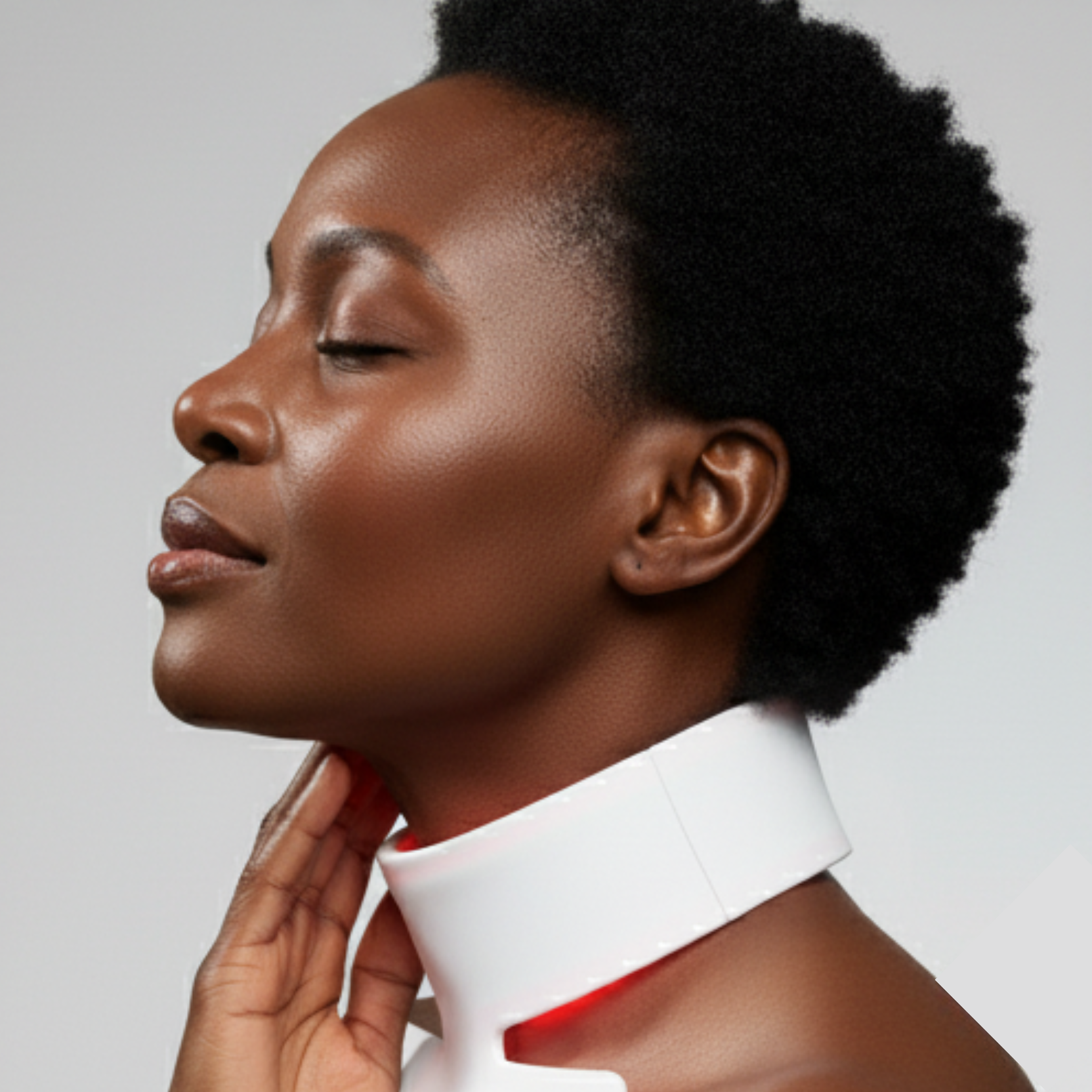 LED Neck & Chest Rejuvenation Mask – RF Light Therapy for Collagen Boost, Firmer Skin & Reduced Neck Lines